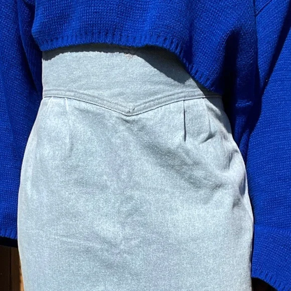 Vintage high waist Denim skirt - Picture 1 of 6